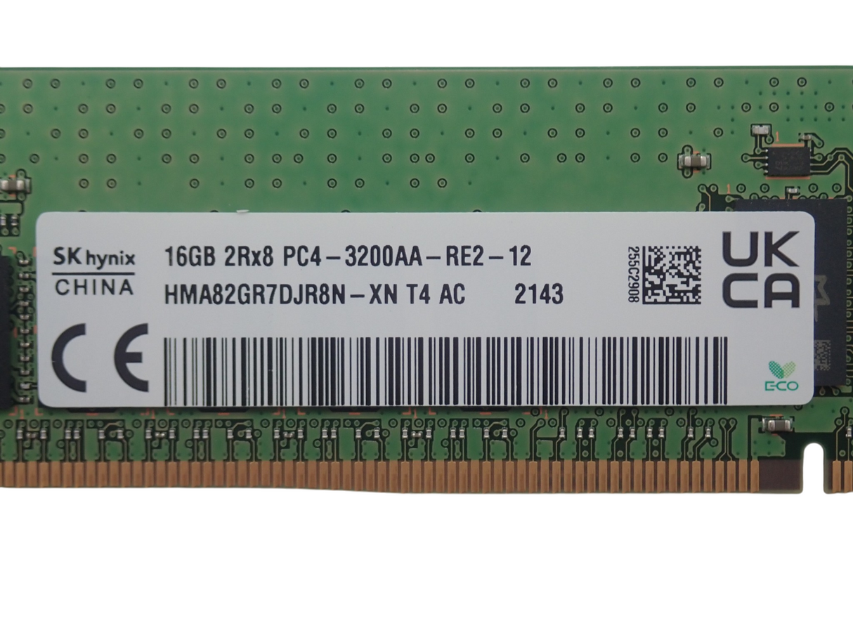 New Fujitsu 16GB 1Rx4 PC4-3200 DDR4-25600 ECC RDIMM Memory S26361-F5828-L116