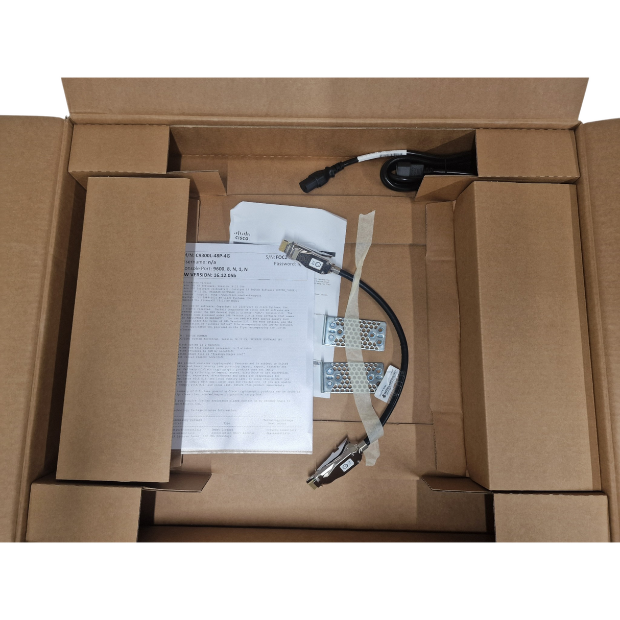 Cisco Catalyst C9300L-48P-4G-E 48x 1GE PoE+ + 4x 1GE SFP Port L3 Managed Switch