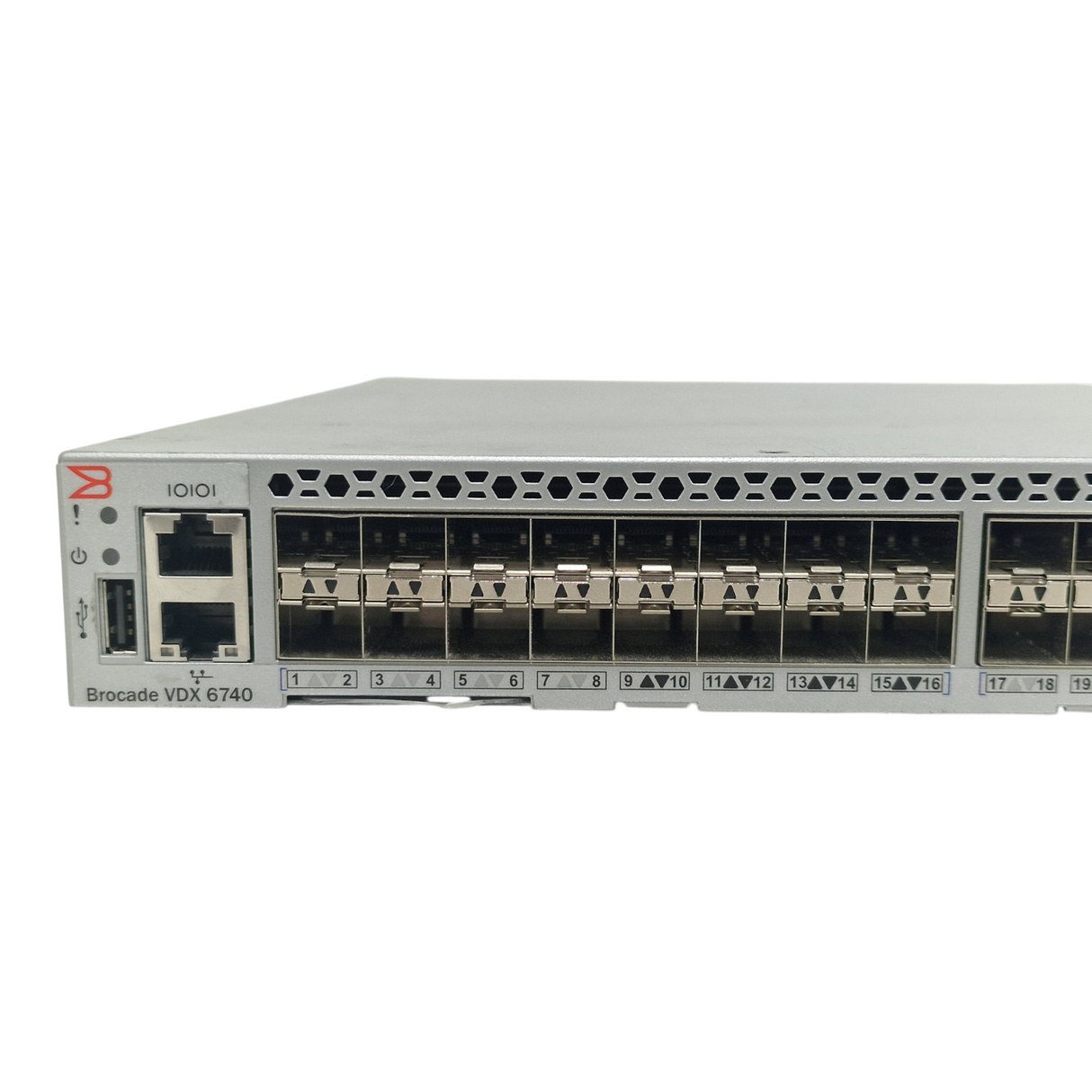 Brocade VDX 6740 48-Port 10GbE SFP+ 4x 40GbE QSFP+ Layer 3 F2B Switch VDX6740