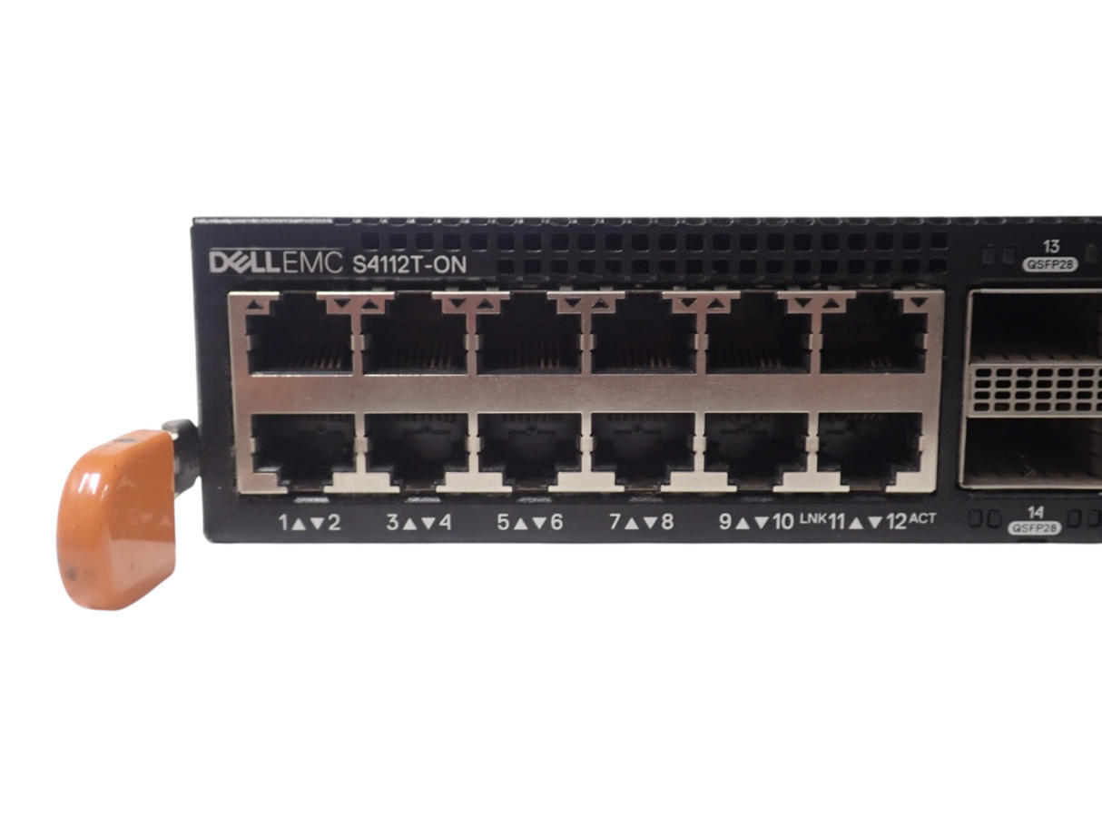Dell Networking S4112T-ON 12x 10GbE RJ45 + 3x 100Gb QSFP28 Port L3 Switch OS10