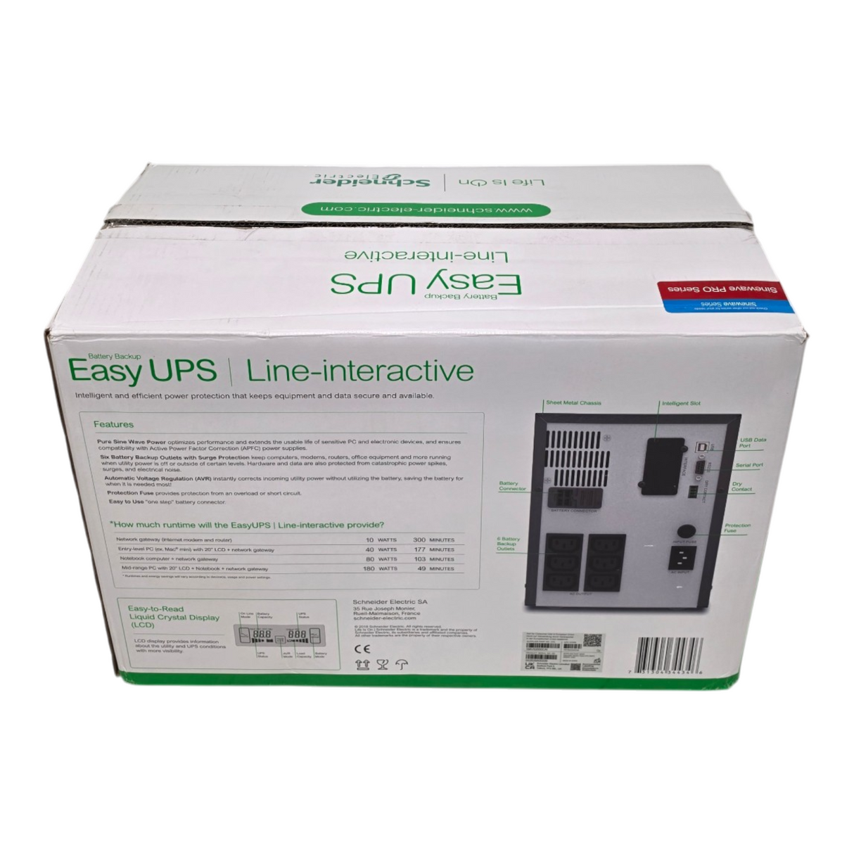 NEW Schneider Electric SMV2000CAI Easy UPS 2000VA/1400W 6x C13 Line-Interactive