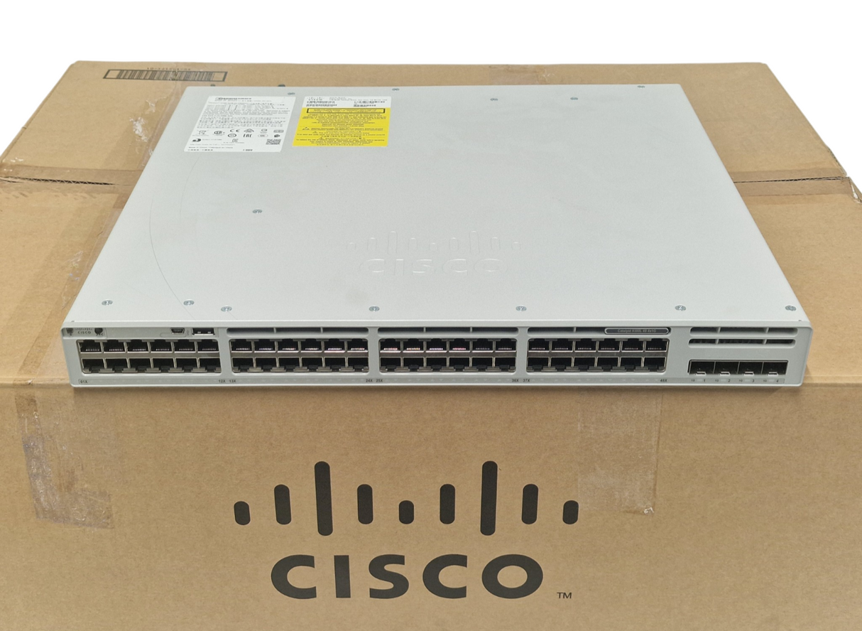 New Cisco Catalyst C9300L-48T-4G-E 48x 1GbE RJ45 + 4x 1Gb SFP+ Managed Switch