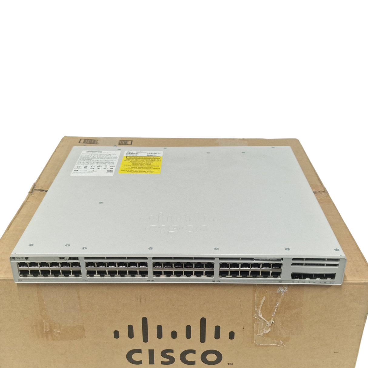 New Cisco Catalyst C9300L-48T-4X-E 48x 1GbE RJ45 + 4x 10Gb SFP+ Managed Switch