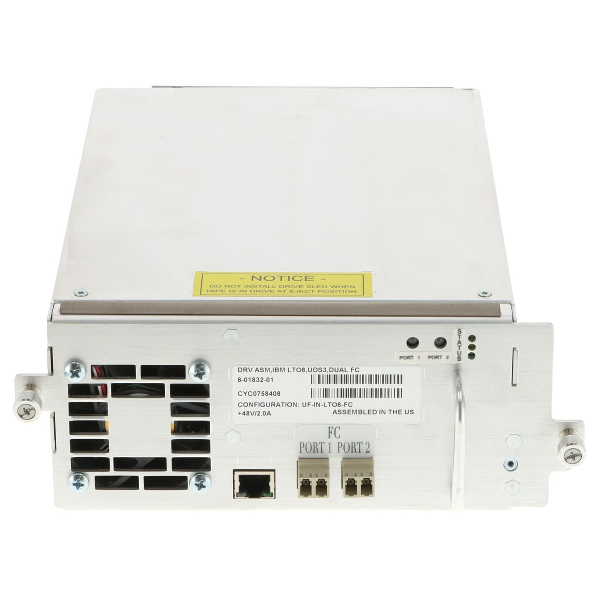 Quantum 8-01832-01 LTO8 LTO-8 FC 8Gb Tape Drive For Scalar i500 i2000 i6000