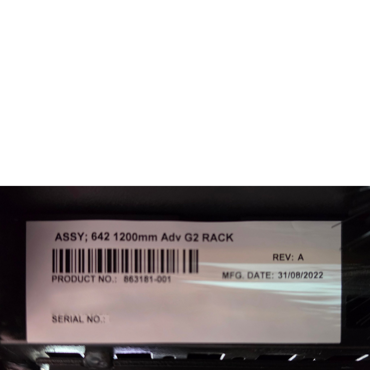 HPE P9K10A 42U 600mm x 1200mm G2 Kitted Advanced Shock Rack Server Cabinet