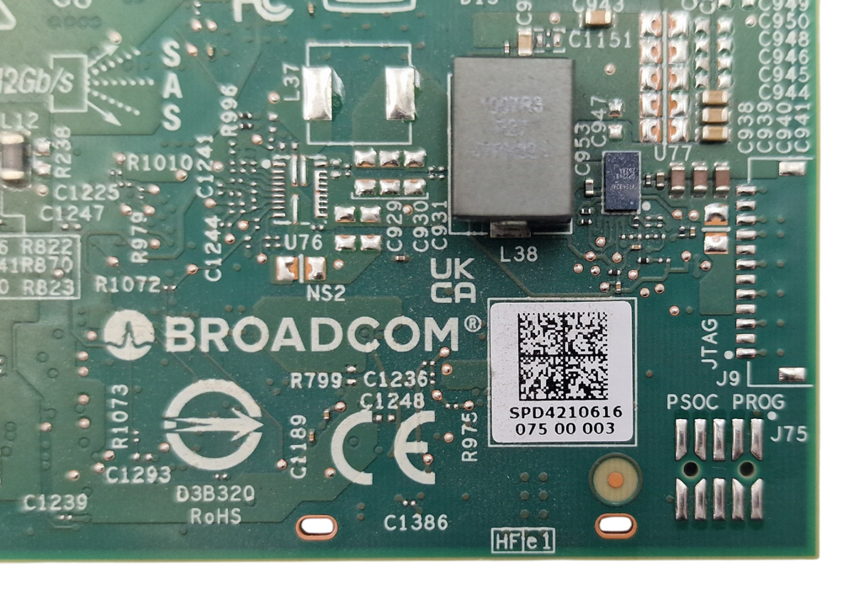 Broadcom 9500-16e 16-Port External 12Gb/s SAS SATA NVMe PCIe HBA 05-50075-00