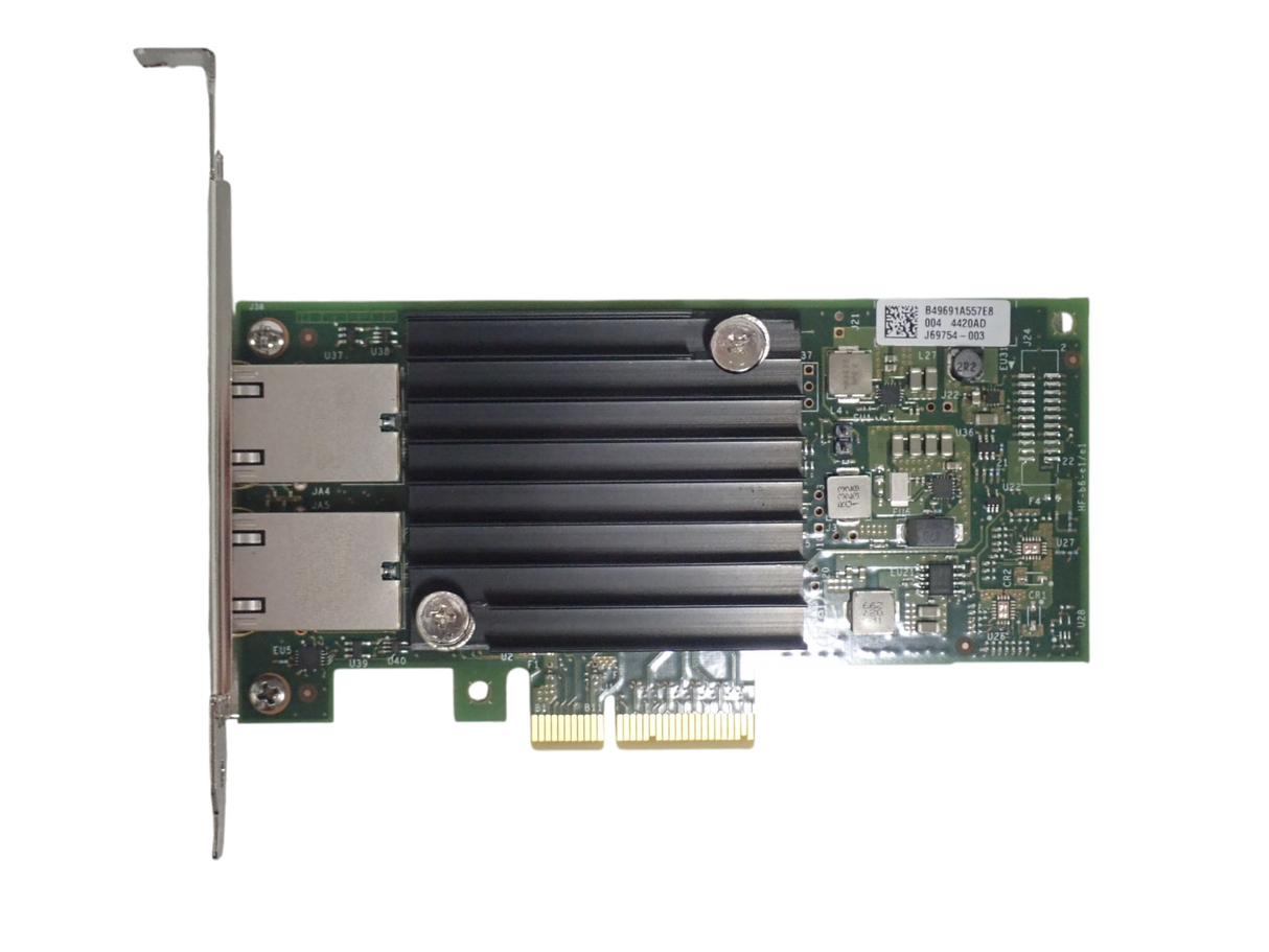 NEW Dell Intel X550-T2 2-Port 10Gb RJ45 10GBASE-T PCIe Network Adapter FH 4V7G2