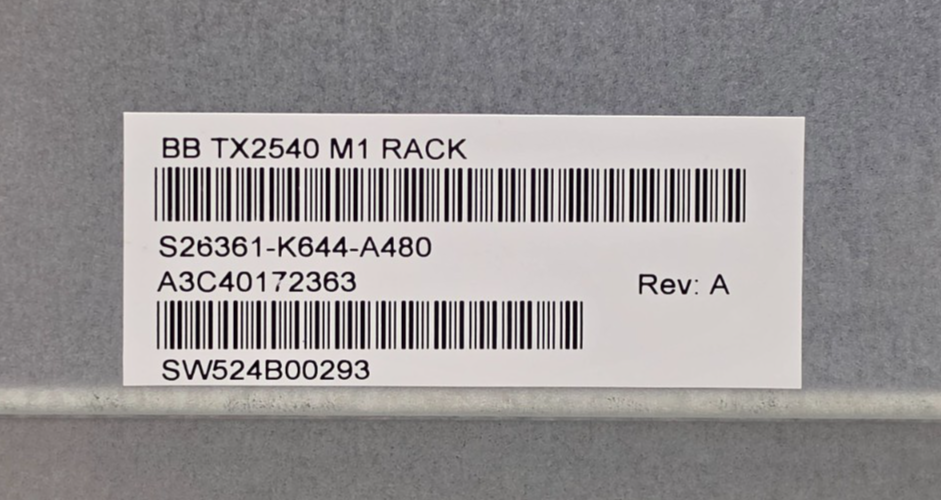Fujitsu Primergy TX2540 M1 2x E5-2470v2 192GB RAM 8x 3.5" LFF Bay 4U Rack CTO
