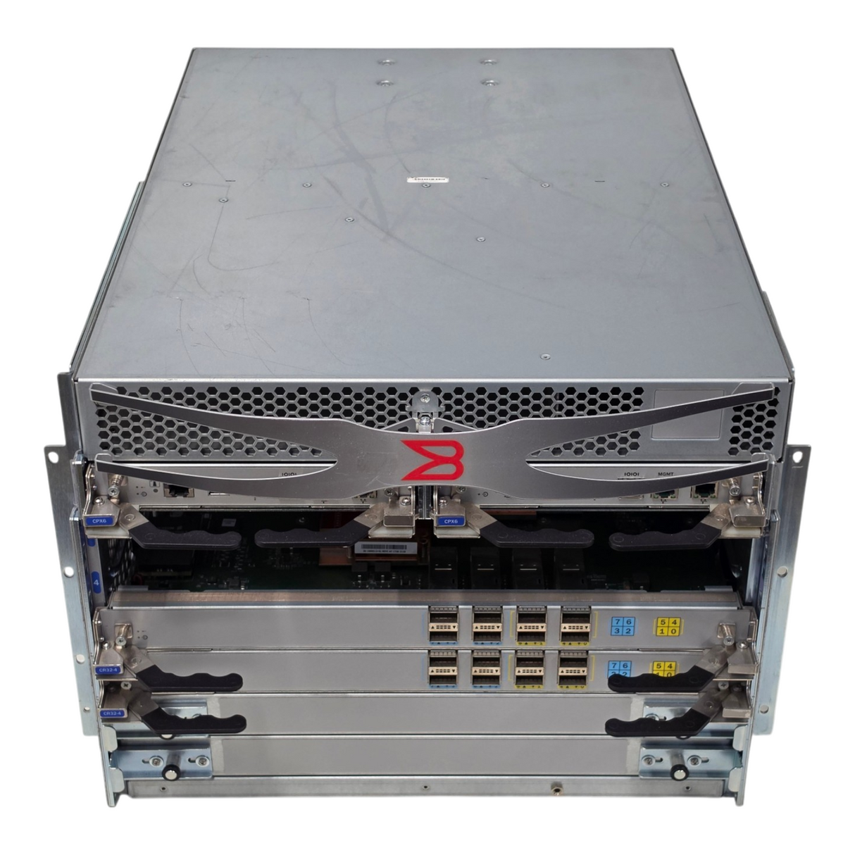 Brocade ED-DCX6-4B X6-4 4-Slot Gen6 8U Director + 2x CPX6 2x CR32-4 2x PSU