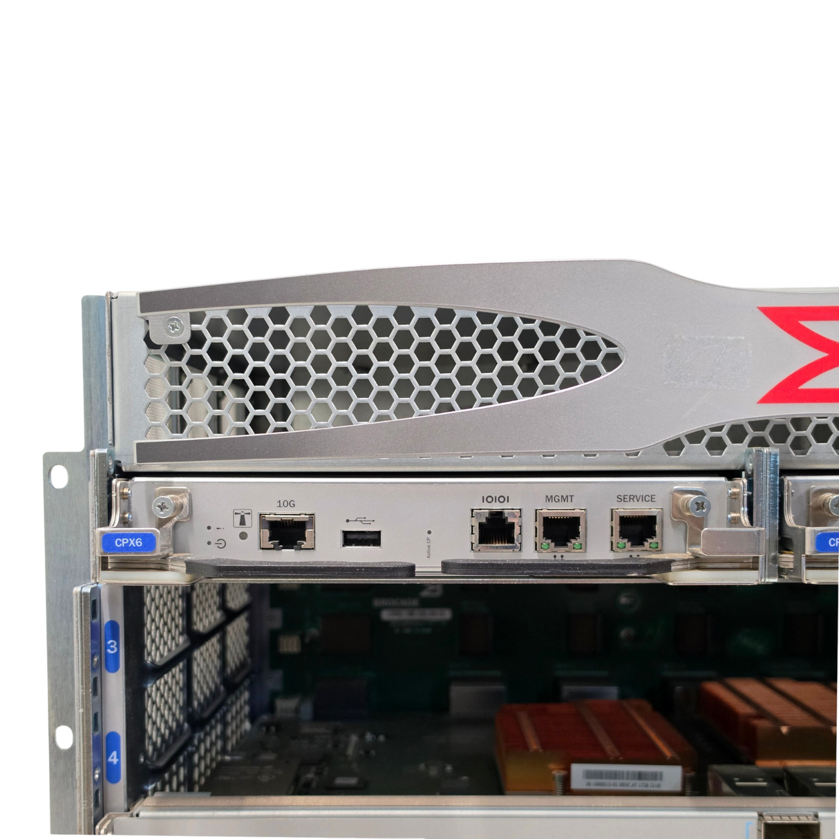 Brocade ED-DCX6-4B X6-4 4-Slot Gen6 8U Director + 2x CPX6 2x CR32-4 2x PSU