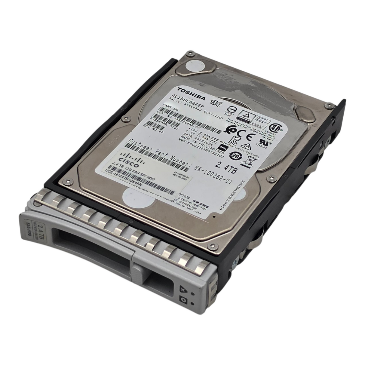 Cisco UCS-HD24TB10K4KN 2.4TB 10k 2.5" SAS 12G Hard Drive Disk HDD AL15SEB24EP