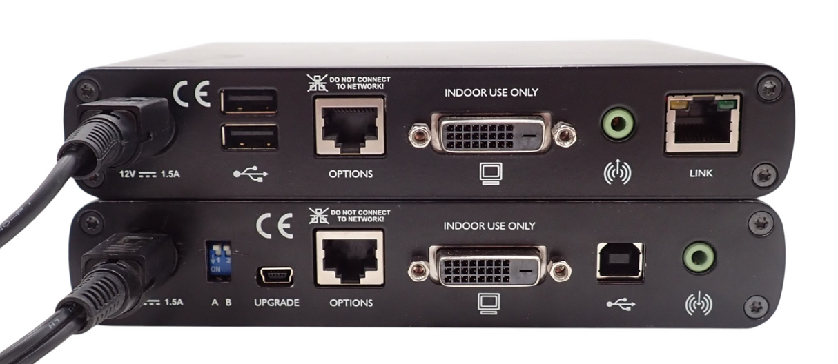 Black Box ACU5700A KVM Extender DVI-D USB Single Head CATX 490FT L & R Units