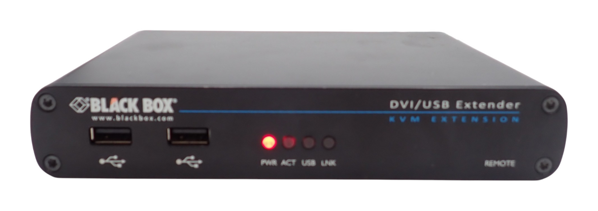 Black Box ACU5700A KVM Extender DVI-D USB Single Head CATX 490FT L & R Units