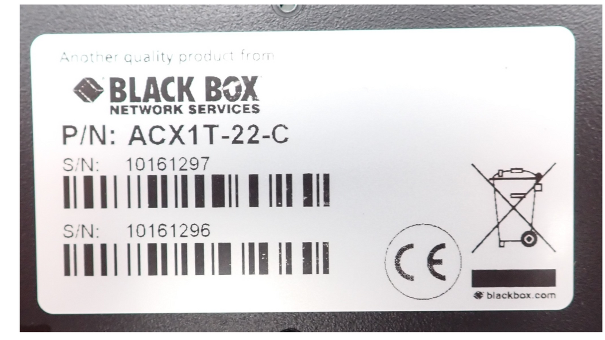 Black Box ACX1K-22-C ServSwitch Digital DKM Compact Extender CON & CPU Unit