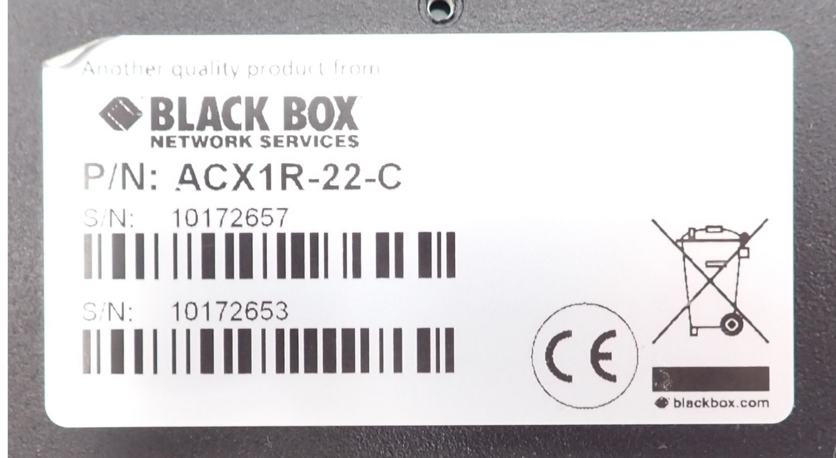 Black Box ACX1K-22-C ServSwitch Digital DKM Compact Extender CON & CPU Unit
