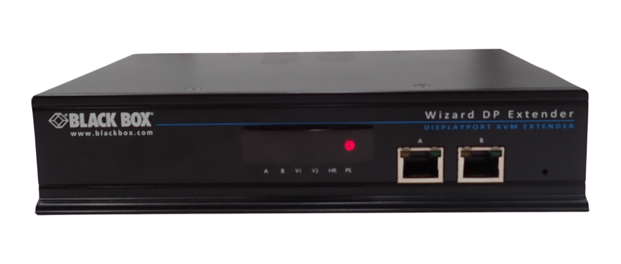 Black Box Wizard DP4030X ACU5800A Dual-Head DP KVM Extender Pair over CATx