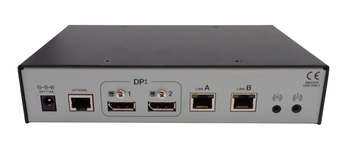Black Box Wizard DP4030X ACU5800A Dual-Head DP KVM Extender Pair over CATx
