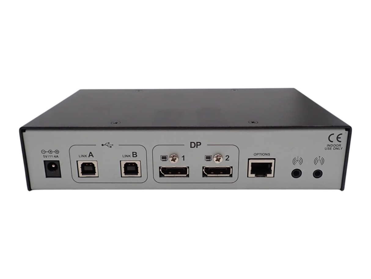 Black Box Wizard DP4030X ACU5800A Dual-Head DP KVM Extender Pair over CATx