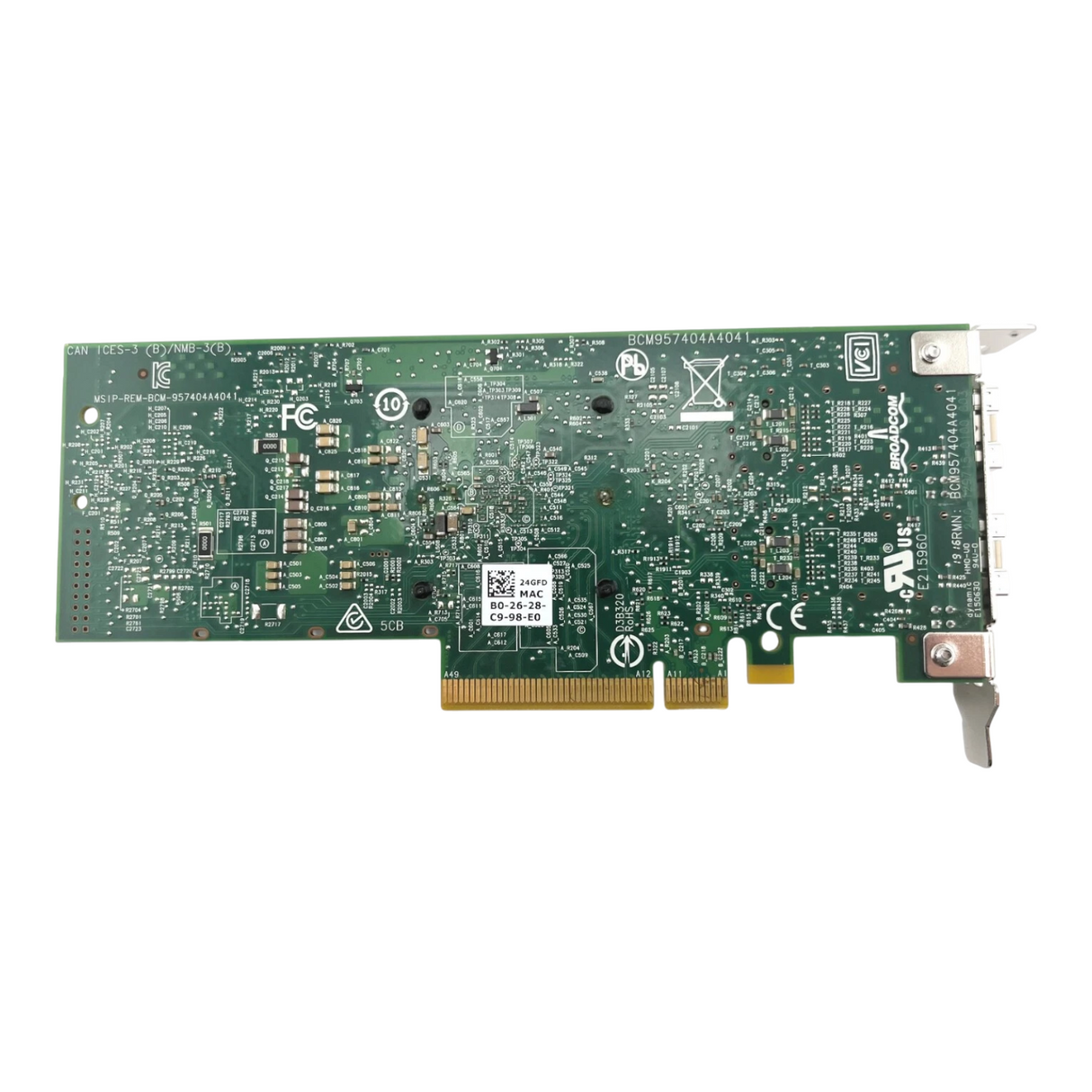 NEW Dell Broadcom 57414 Dual Port 25GbE SFP28 Low Profile Network Adapter 24GFD