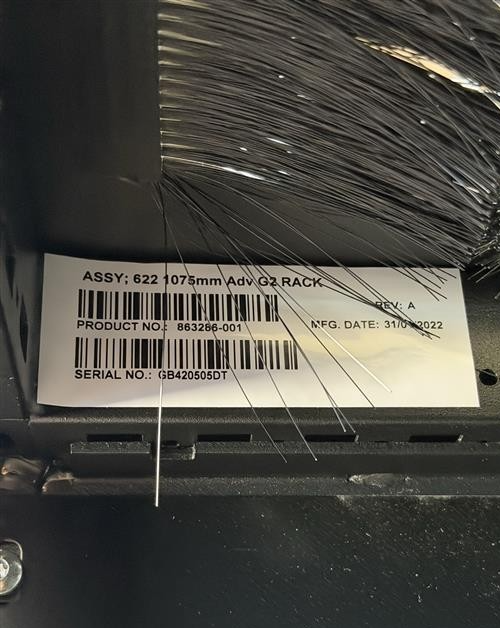 New HPE P9K04A 22U 600mm 1075mm G2 Kit Advanced Pallet Rack Cabinet 863286-001