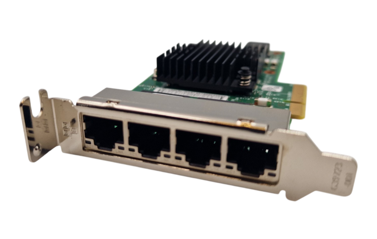 NEW Dell Intel I350-T4 Quad Port 1GbE RJ45 PCIe Network Adapter LP Bracket NM8TT