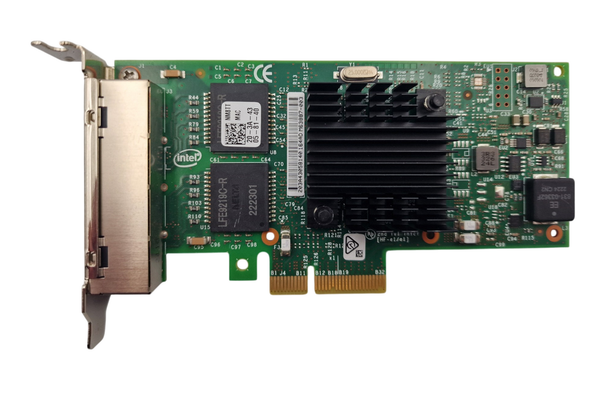 NEW Dell Intel I350-T4 Quad Port 1GbE RJ45 PCIe Network Adapter LP Bracket NM8TT