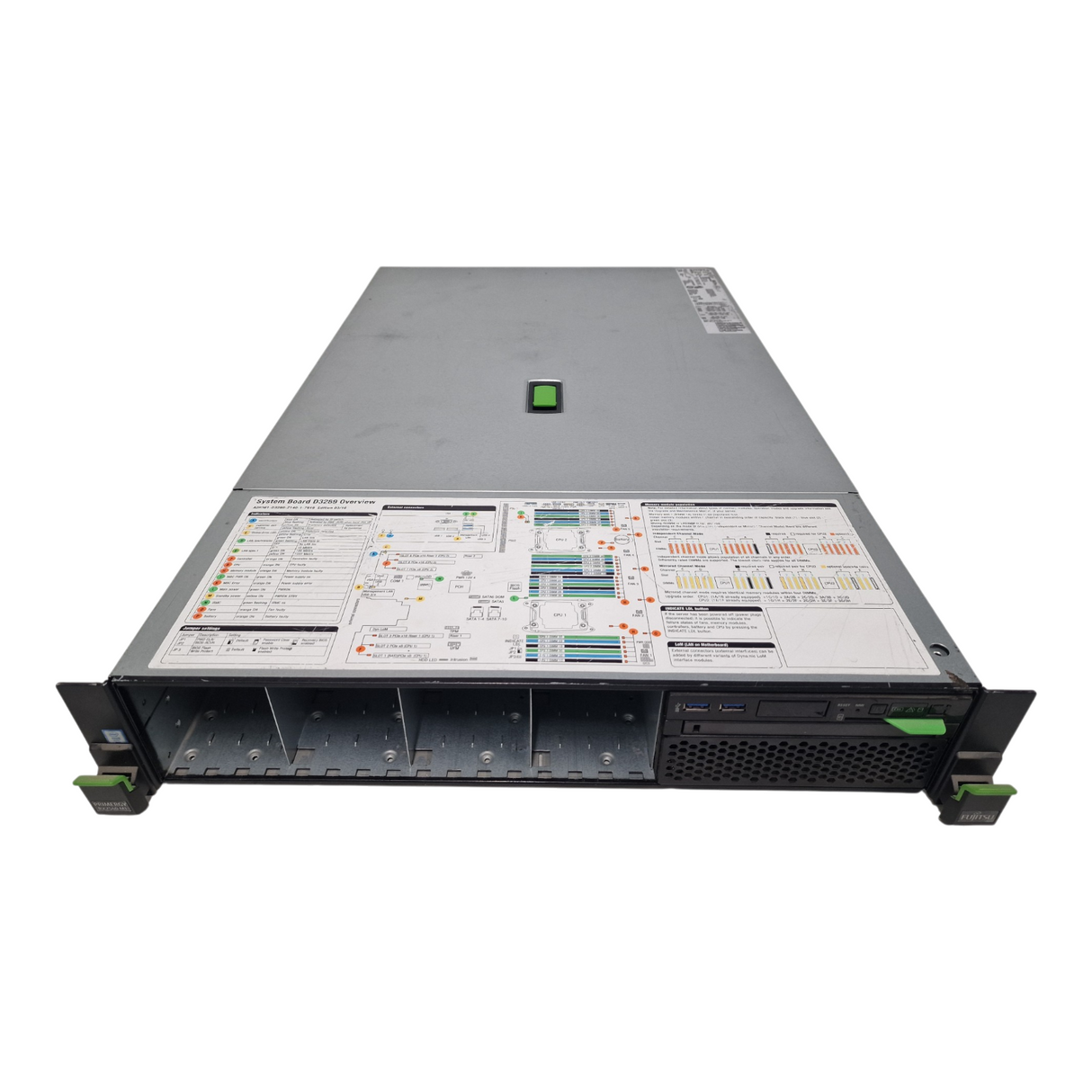 Fujitsu Primergy RX2540 M1 16-Bay 2.5" 2x Xeon E5-2600v3 24x DDR4 2U CTO Server