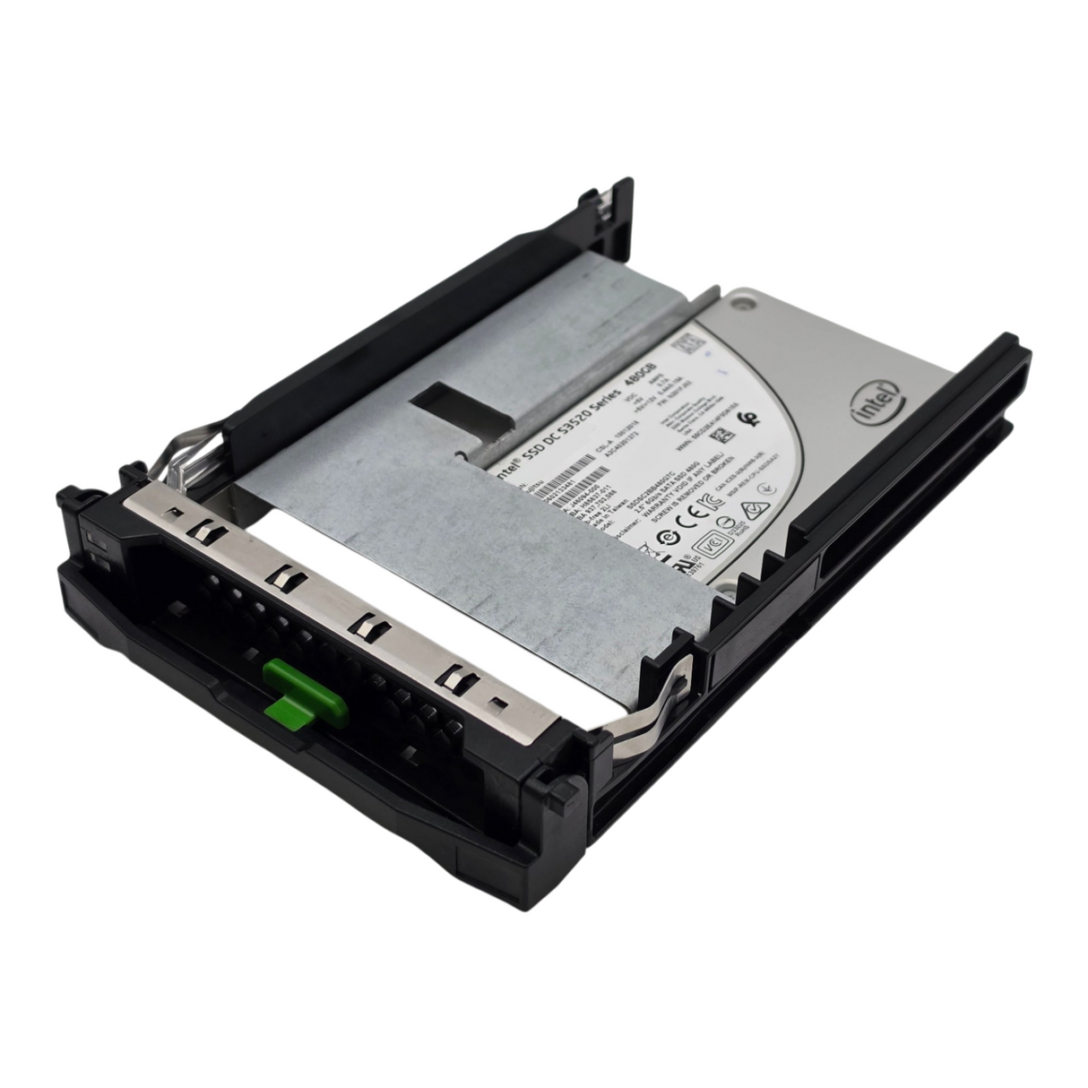 Fujitsu A3C40201372 480GB SATA 6G 2.5" RI MLC SSD S26361-F5632-L480 3.5" Caddy