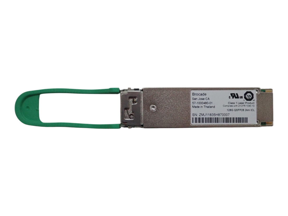 Brocade 57-1000480-01 4x 32G 128G QSFP28 2km ICL Transceiver Module XBR-000285