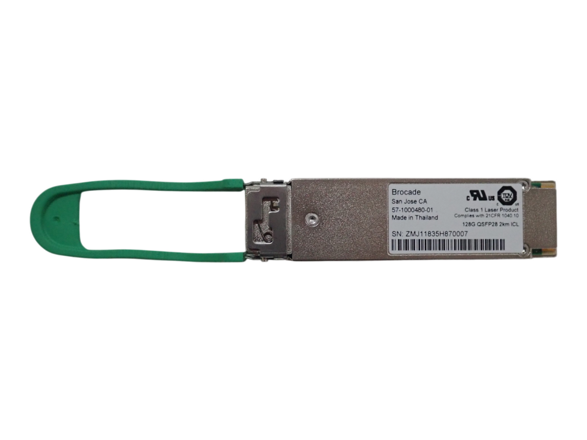 Brocade 57-1000480-01 4x 32G 128G QSFP28 2km ICL Transceiver Module XBR-000285