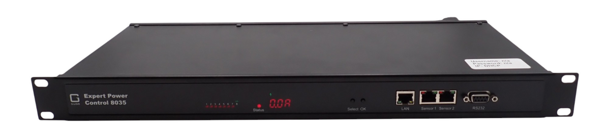 Gude Expert Power Control 8035-1 19" 8-Fold Switched And Outlet-Metered PDU