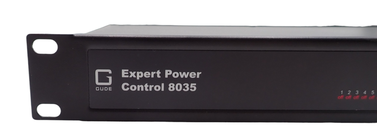 Gude Expert Power Control 8035-1 19" 8-Fold Switched And Outlet-Metered PDU