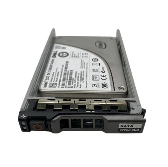 Dell Intel DC S3500 800GB 6G SATA RI MLC 2.5" SFF SSD with Caddy 04FR9D 4FR9D