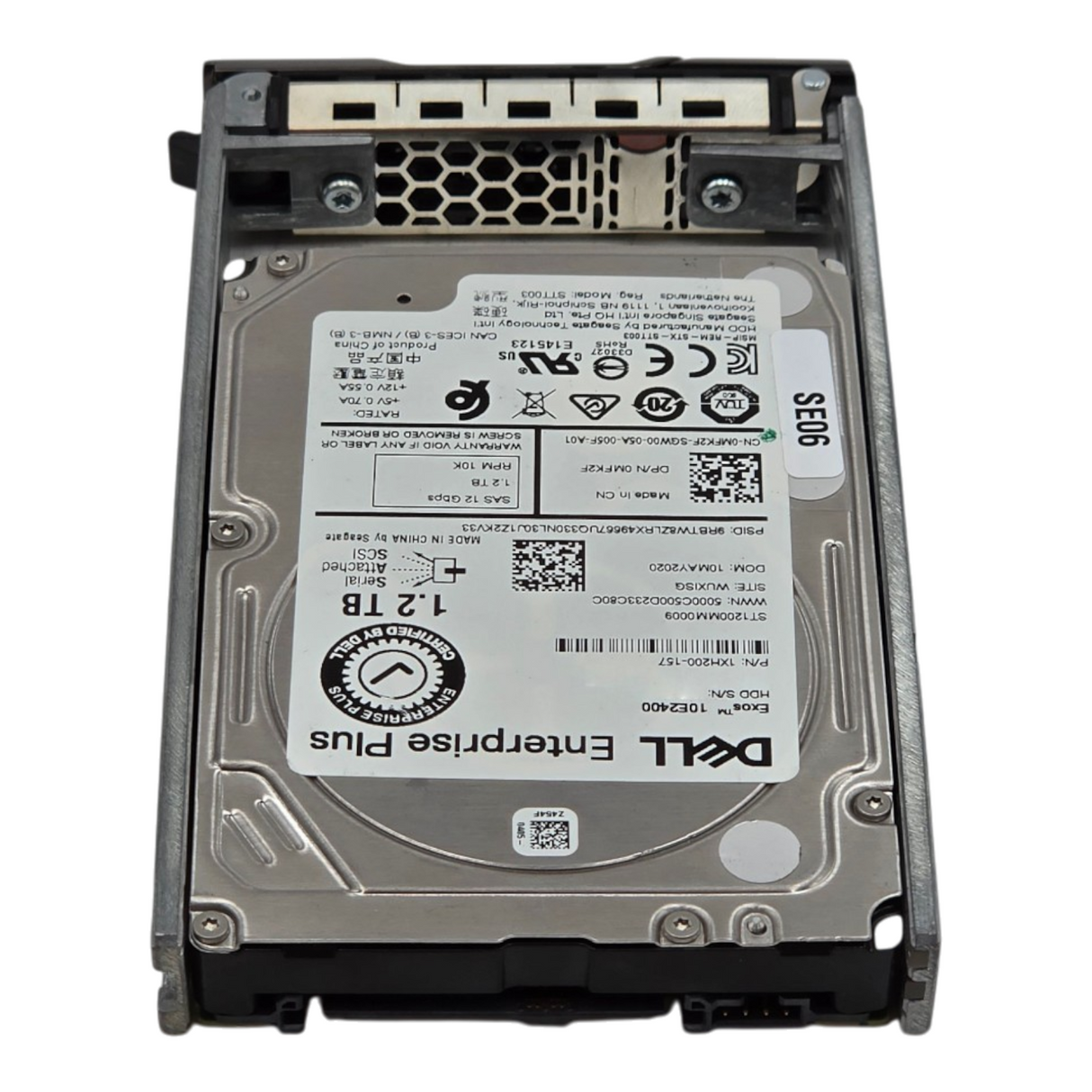 Dell Compellent MFK2F 1.2TB 10K 12G SAS 2.5" SFF 128MB 512e Hard Drive HDD