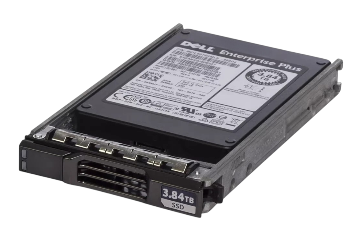 Dell Compellent 3.84TB 12G SAS RI TLC 2.5" SSD MZ-ILS3T8B 4NMJF 04NMJF In Caddy