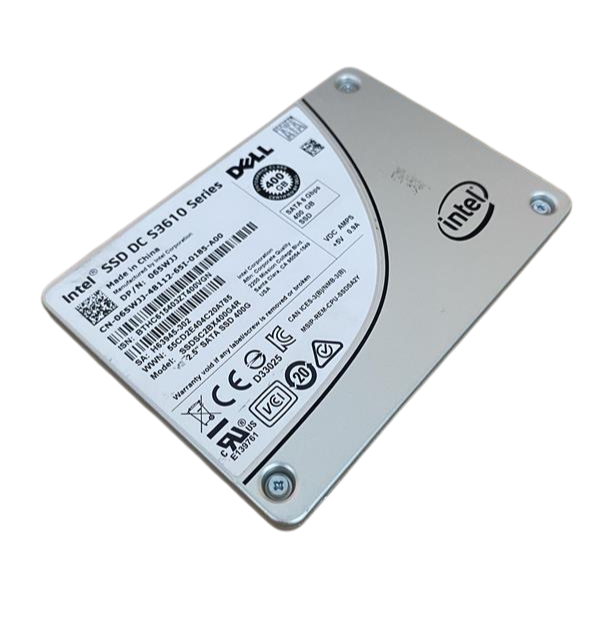 Intel Dell S3610 400GB 6G SATA MLC MU 2.5" SFF SSD 065WJJ 65WJJ SSDSC2BX400G4R