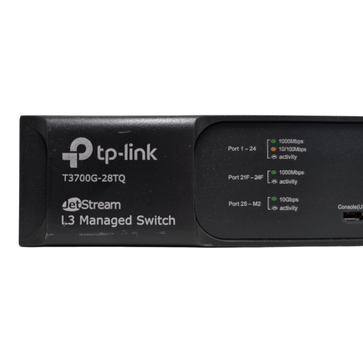 TP-Link T3700G-28TQ JetStream 28-Port Gigabit Stackable Layer 3 Managed Switch