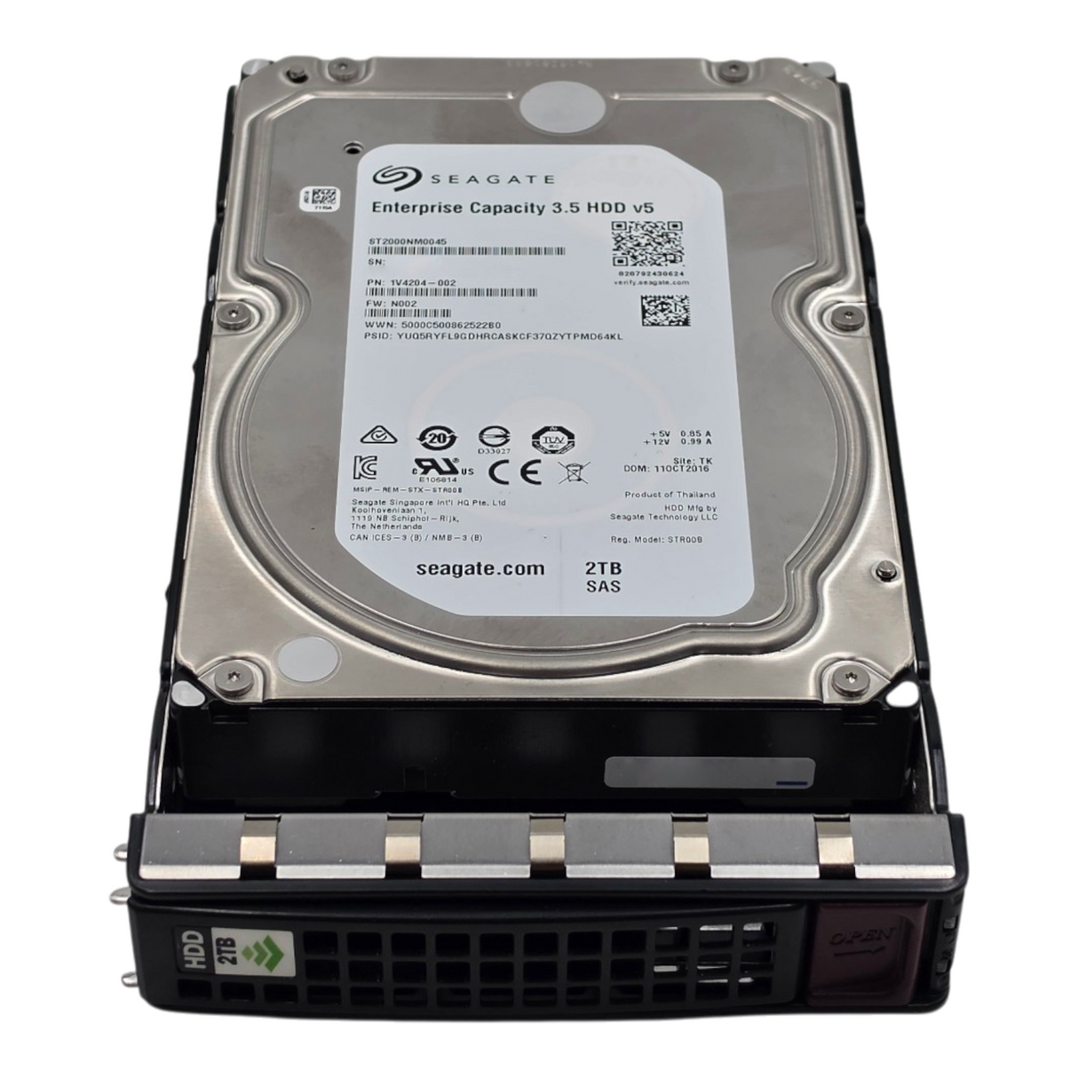 HPE ST2000NM0045 Nimble 2TB 7.2K 128MB SAS 12G 3.5" 512n LFF HDD FW: N002 Q8D74A