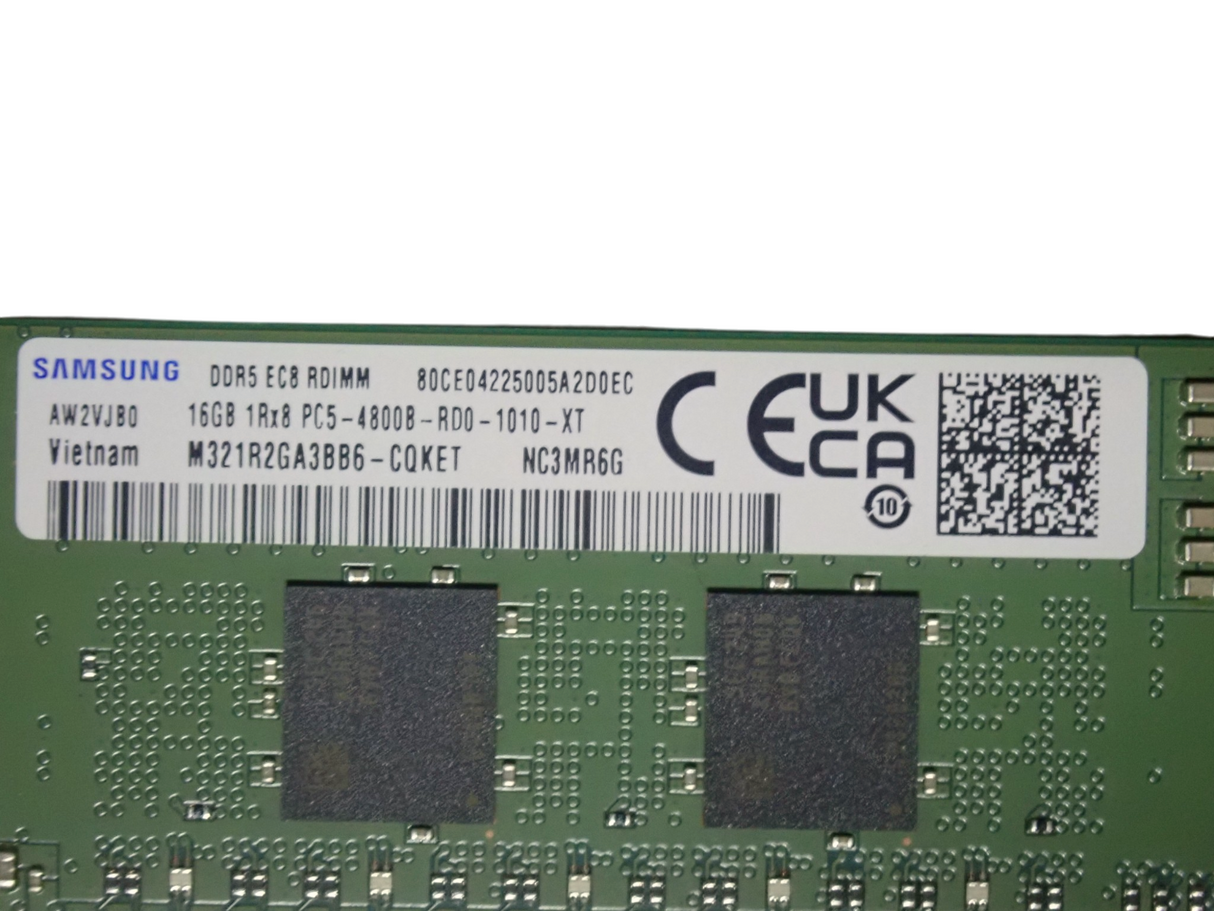 NEW Samsung 16GB 1Rx8 PC5-4800B DDR4-38400 ECC EC8 RDIMM Memory M321R2GA3BB6-CQK
