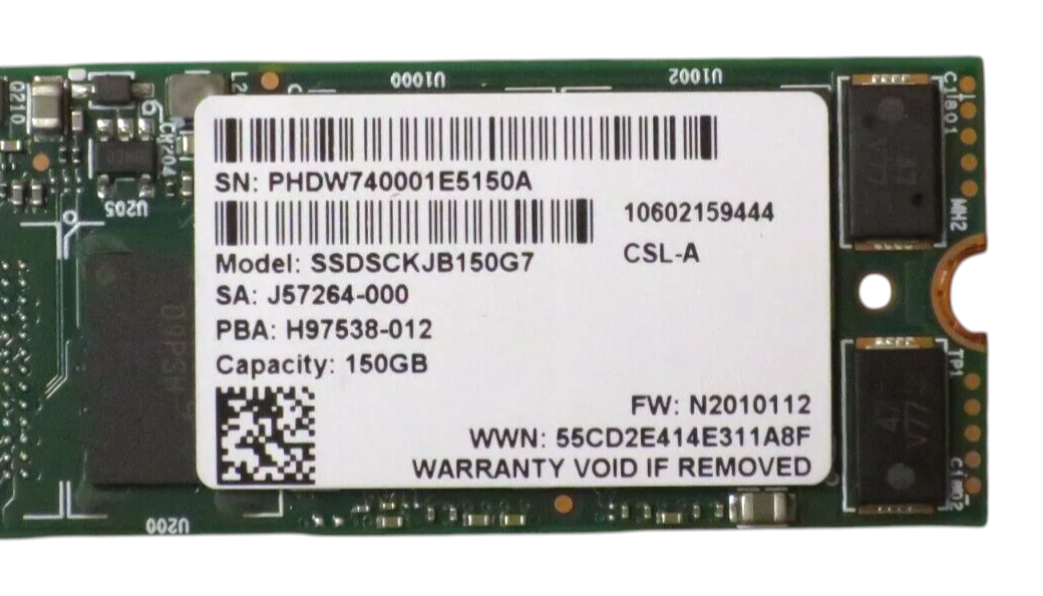 Fujitsu 150GB M.2 SATA 6G SSD Solid State Drive SSDSCKJB150G7 S26361-F5655-L150