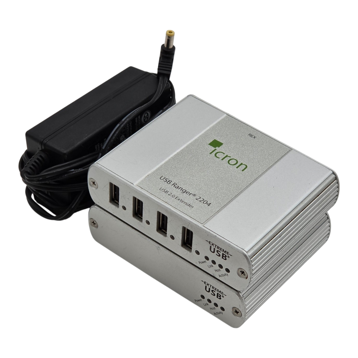 Icron RANGER-2204 USB 2.0 4 Port Cat5e/6/7 100m Extender LEX REX W/ AC Adaptor