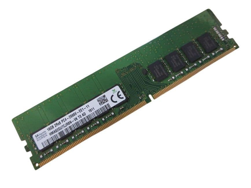 New SK Hynix 16GB 2Rx8 PC4-2666V DDR4-21300 ECC UDIMM Memory HMA82GU7CJR8N-VK