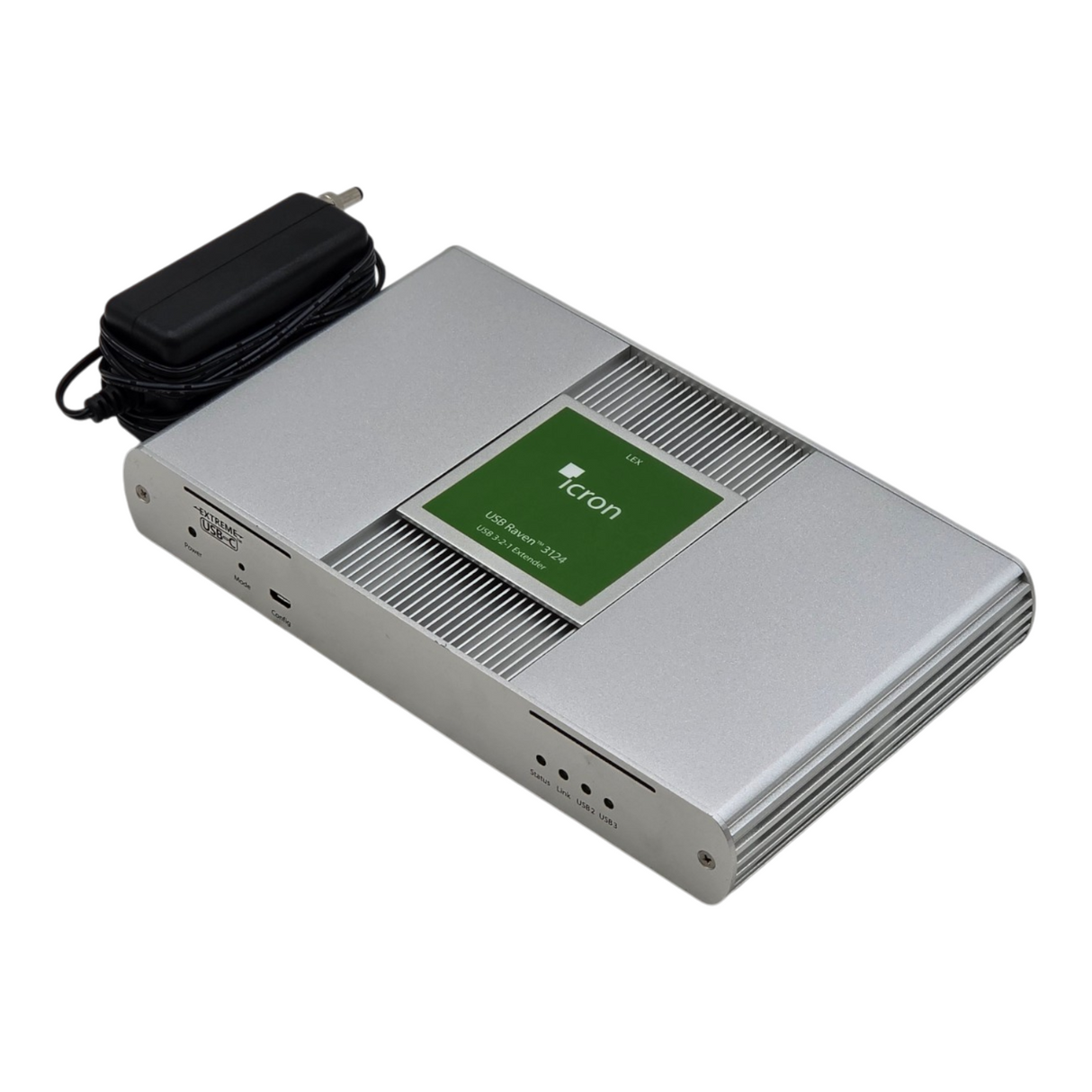 Icron RAVEN-3124 4-Port USB 3.1 Multi-Mode Fibre 200m Extender LEX W/ AC Adaptor