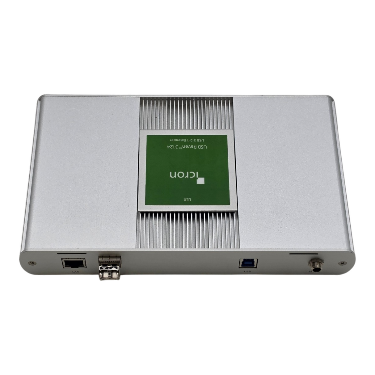 Icron RAVEN-3124 4-Port USB 3.1 Multi-Mode Fibre 200m Extender LEX W/ AC Adaptor