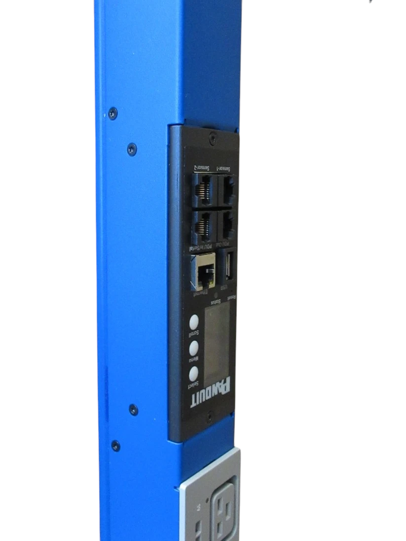 NEW Panduit 30xC13 6xC19 415V 3PH Switched Monitored Blue Rack PDU P36G15M-BU2C