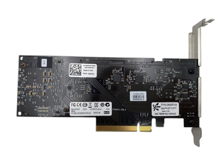 Dell 785GB IoDrive2 II MLC PCIe Solid State Storage Card Full-Height FHHL 69RV8