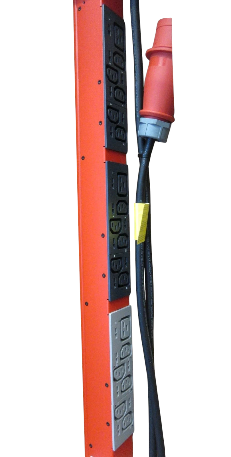 NEW Panduit P36G15M-RD2C 30xC13 6xC19 415V 3PH Switched Monitored Red Rack PDU