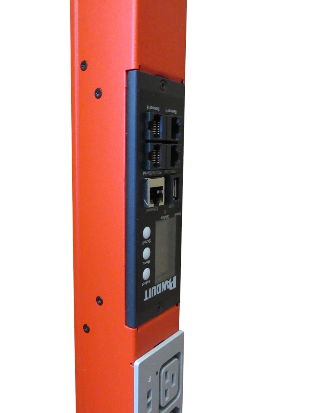 NEW Panduit P36G15M-RD2C 30xC13 6xC19 415V 3PH Switched Monitored Red Rack PDU