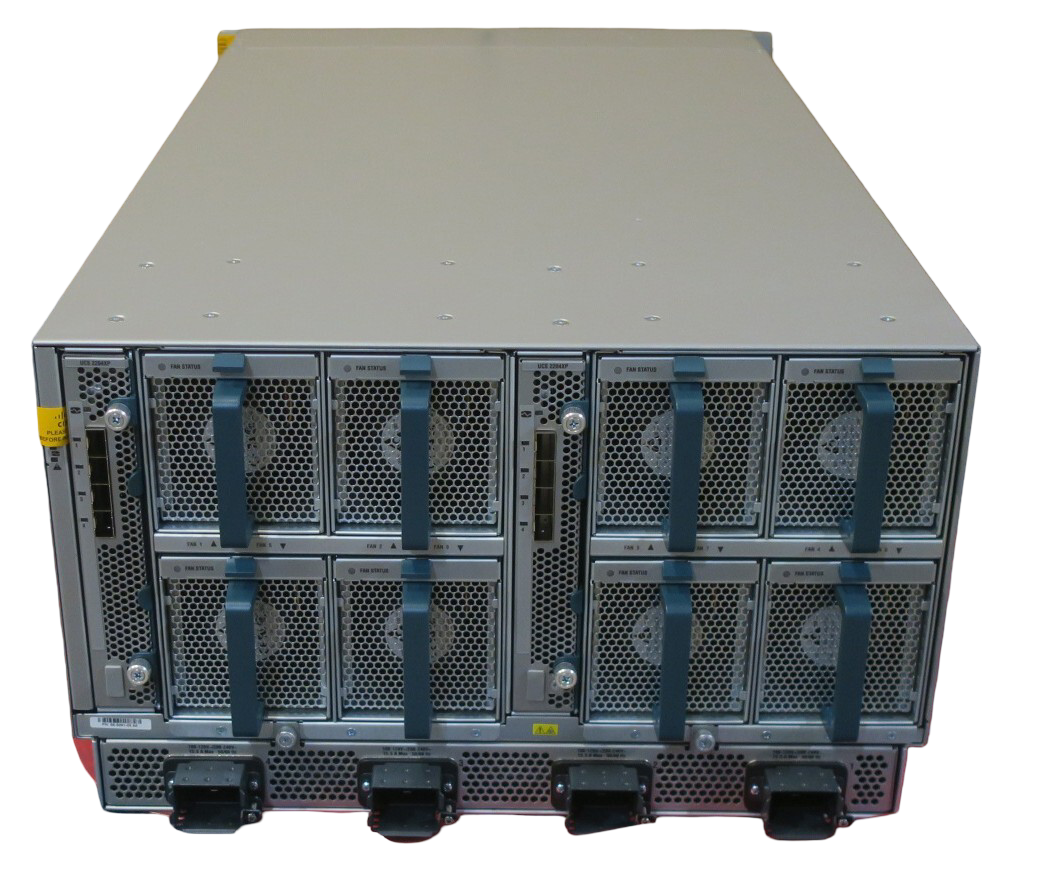 NEW Cisco UCS 5108 8-Slot Blade Server Chassis UCSB-5108-AC2 2x UCS 2204XP 4xPSU