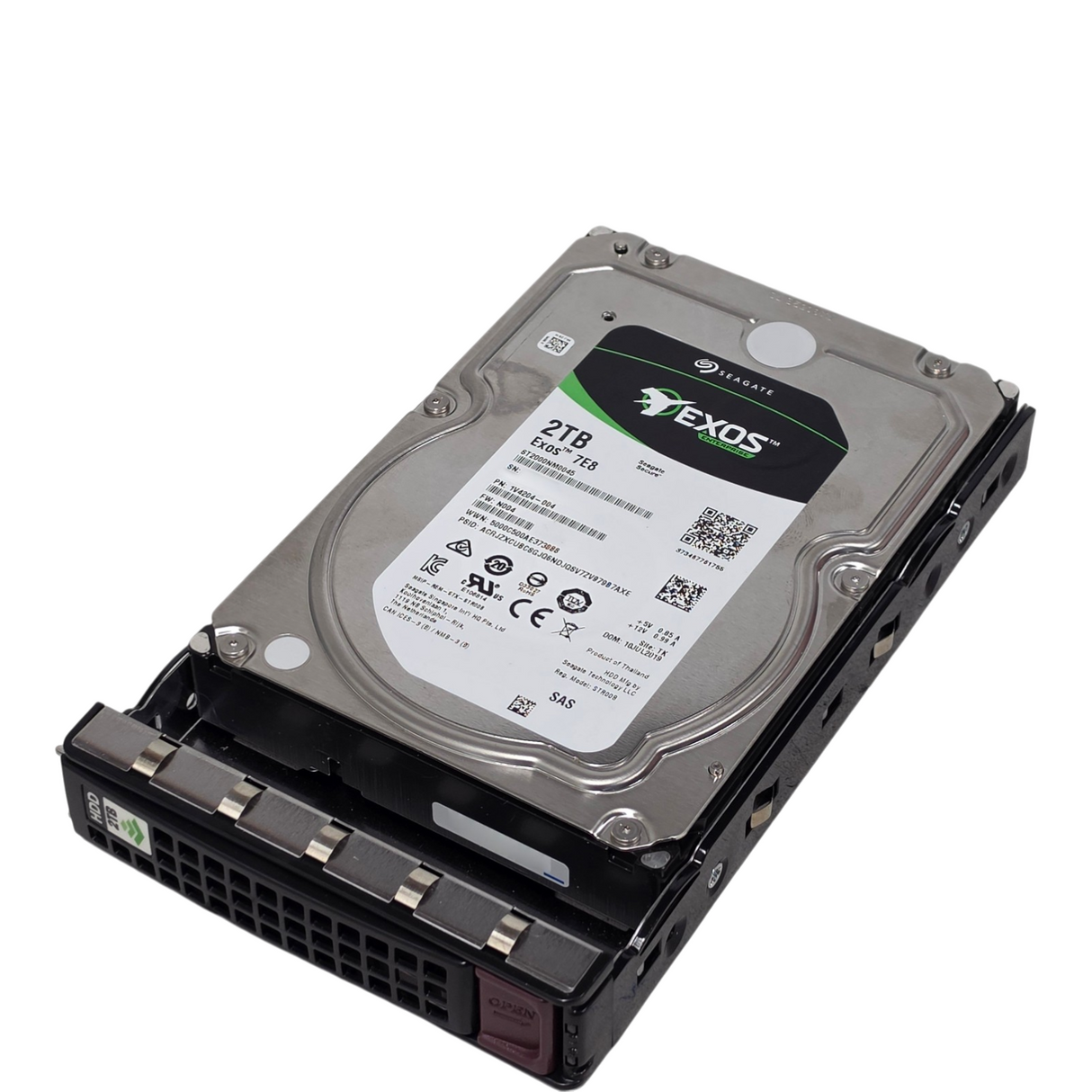 Nimble Seagate Exos ST2000NM0045 2TB 7.2K 128MB SAS 12G 3.5" 512n HDD FW: N004